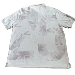 Tommy Bahama Emfielder 25 Years Paradise Polo Shirt Mens Sz Large White UPF30